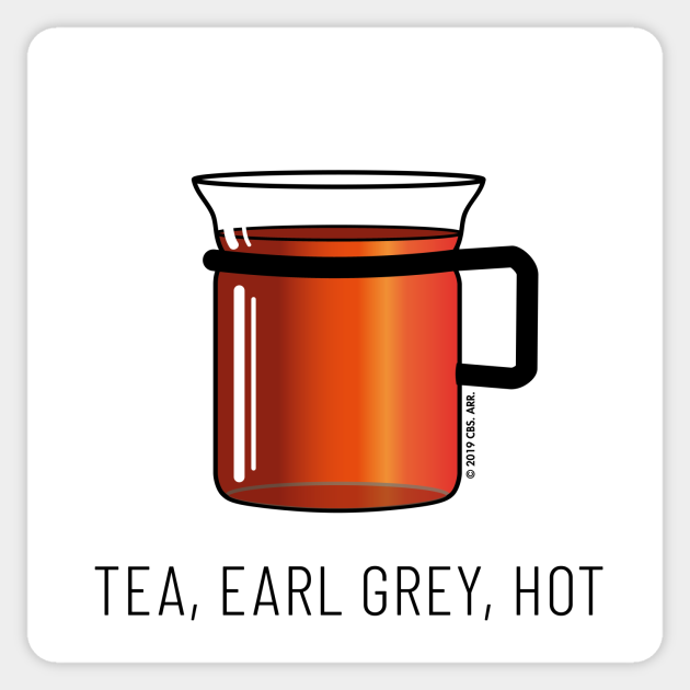 Tea, Earl Grey, Hot Captain Picard, Star Trek TNG, (light backgrounds
